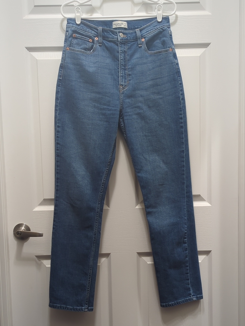 Abercrombie & Fitch The Slim Straight Ultra High-Rise Jeans 29/8R